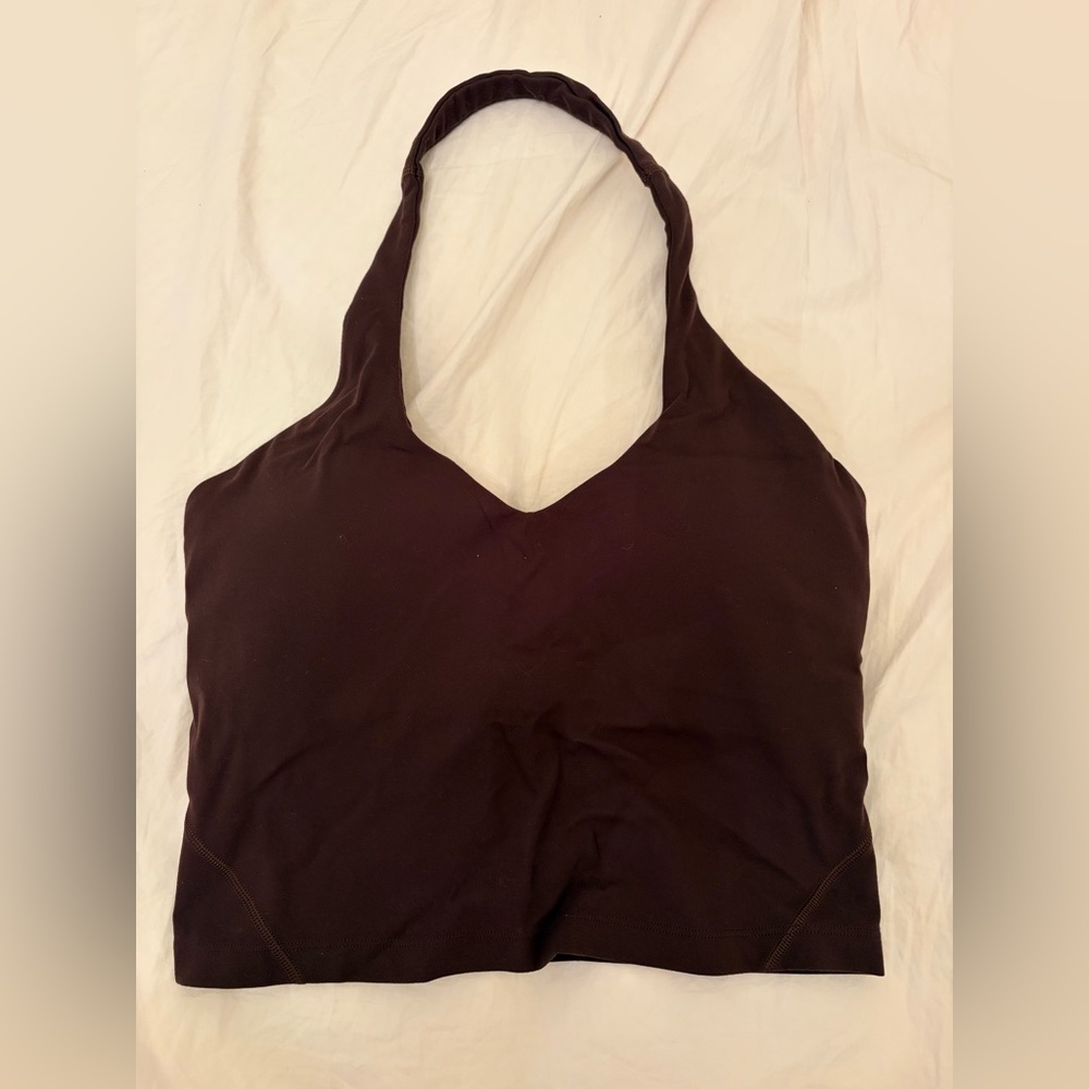 lululemon athletica Align Halter Top 6 Brown EUC